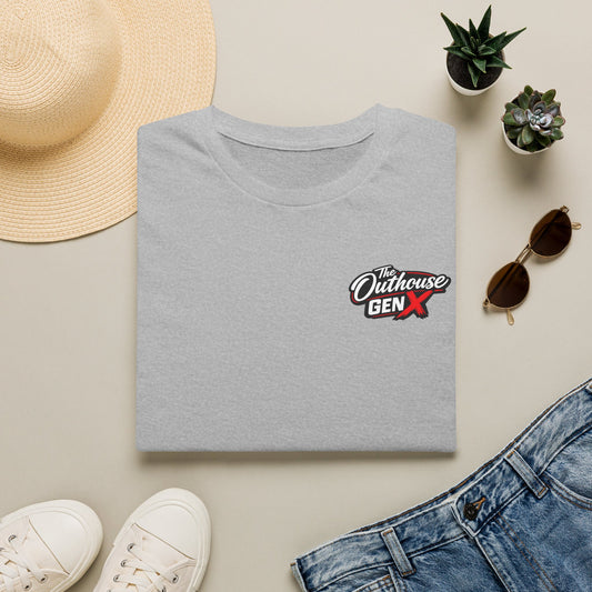 Gen X "Raised Outside" T-Shirt — Retro Outhouse Vintage Graphic Tee