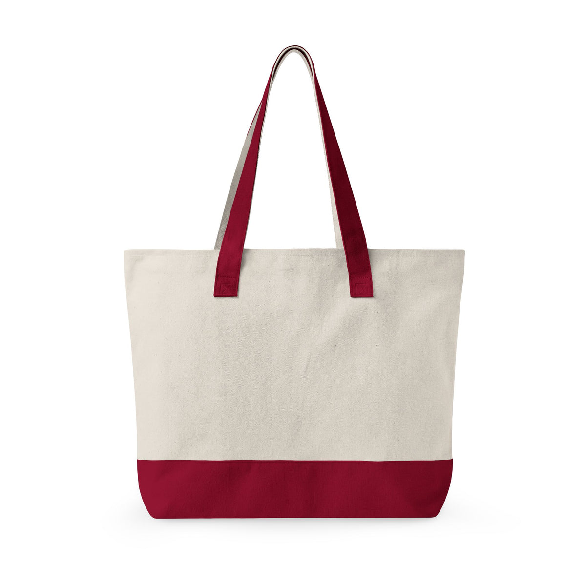 Canvas Tote Bag – "Rescued is My Favorite Breed" Zippered Reusable Shopper
