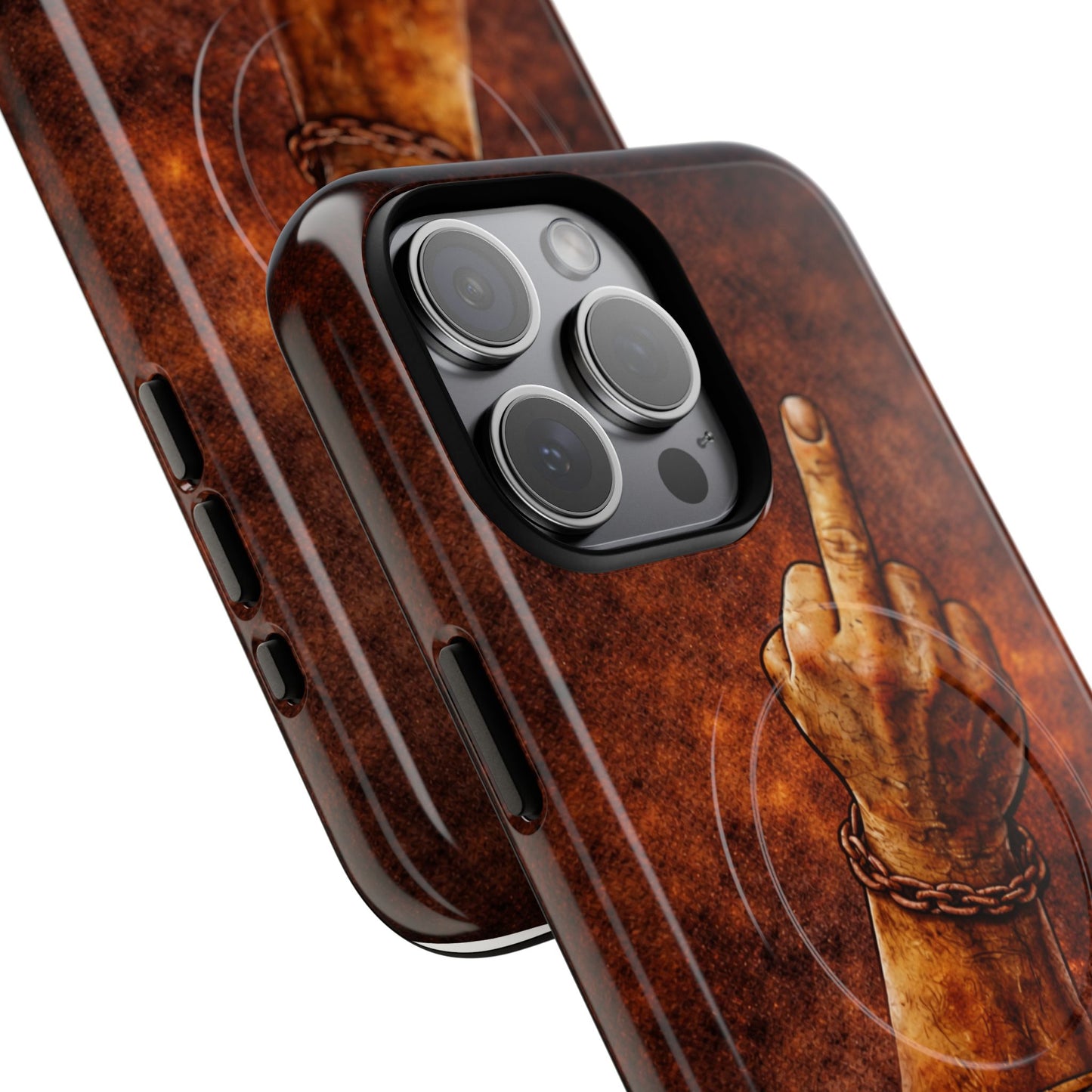 Outhouse Salute Matte Phone Case — Rugged, Weathered Protective Phone Case