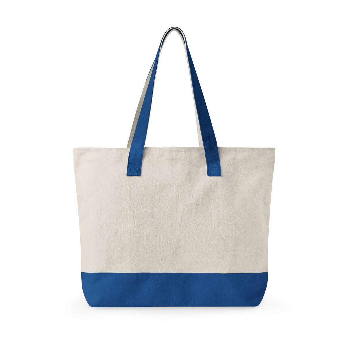 Canvas Tote Bag – "Rescued is My Favorite Breed" Zippered Reusable Shopper