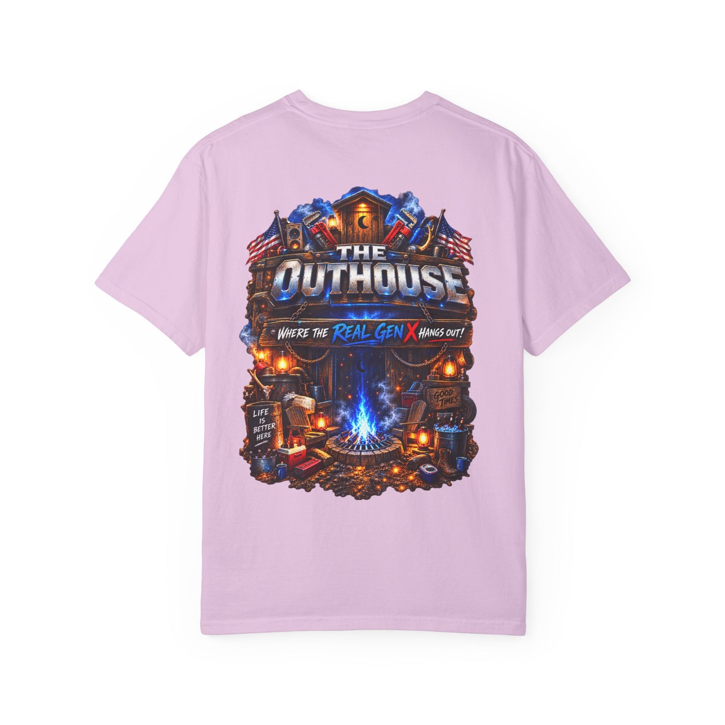 The Original OutHouse Gen X Tee — Plumbing God’s Pick