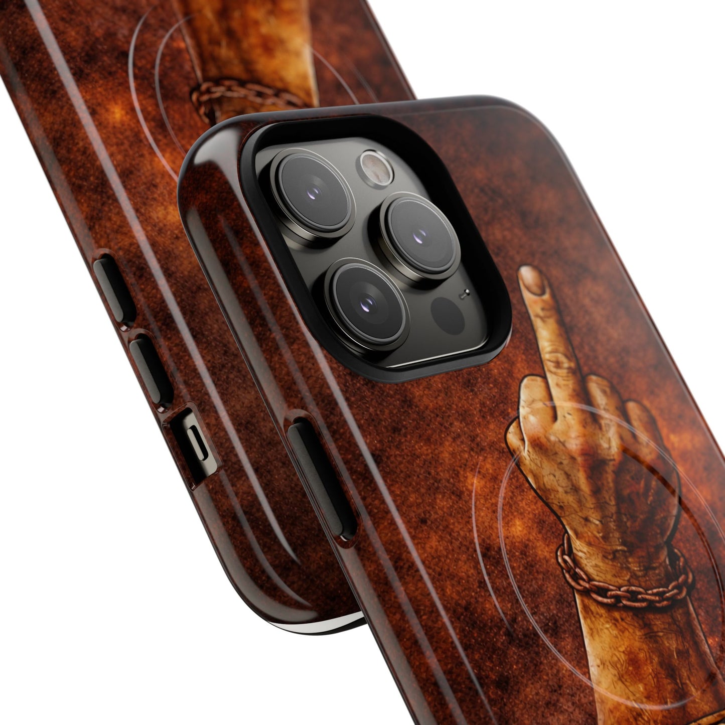 Outhouse Salute Matte Phone Case — Rugged, Weathered Protective Phone Case