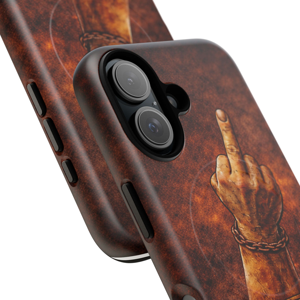 Outhouse Salute Matte Phone Case — Rugged, Weathered Protective Phone Case