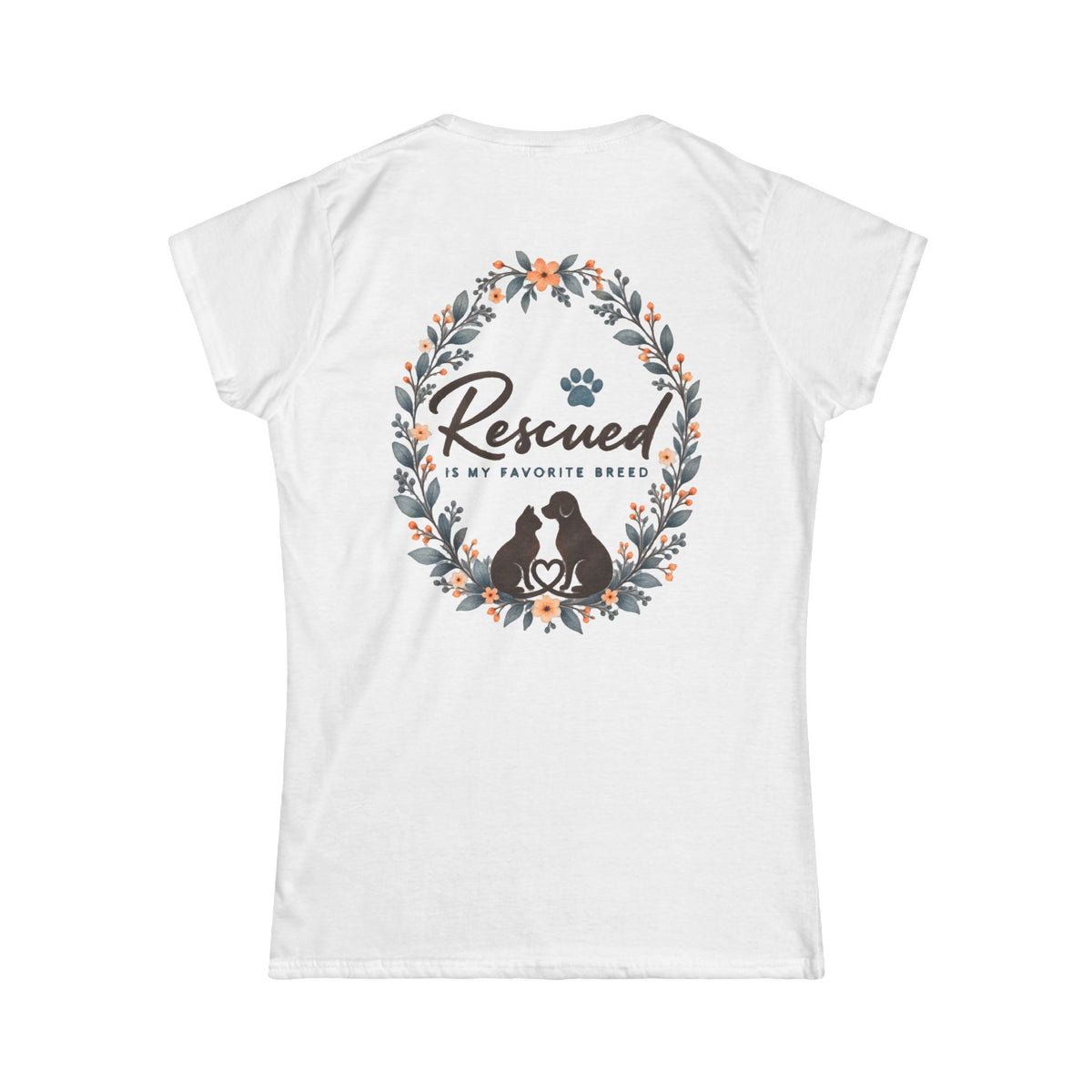 Rescued Is My Favorite Breed Women's Tee