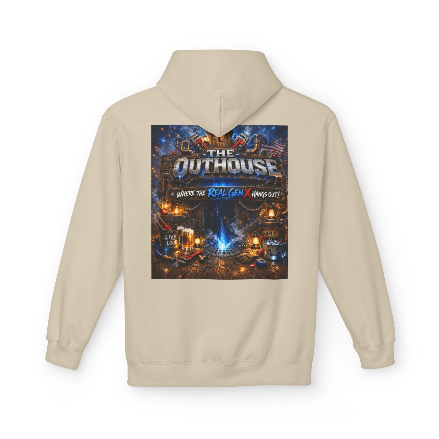 Hoodie — "The Outhouse" Fantasy Gaming Crew Pullover