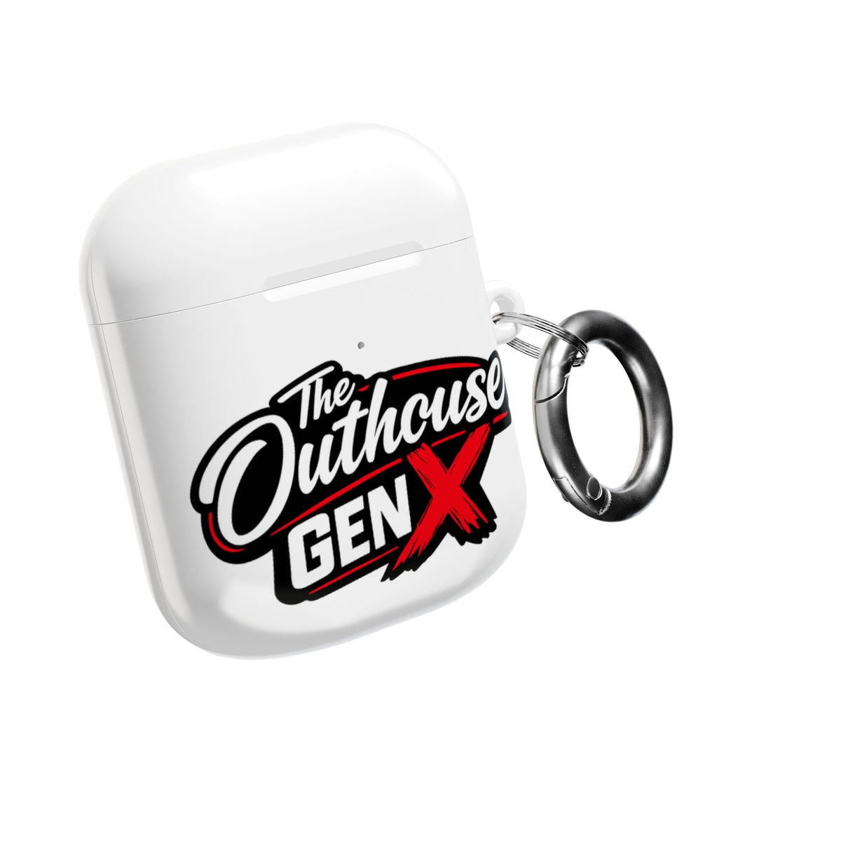 Gen X Outhouse AirPod Case – Retro Logo Protective Earbud Cover