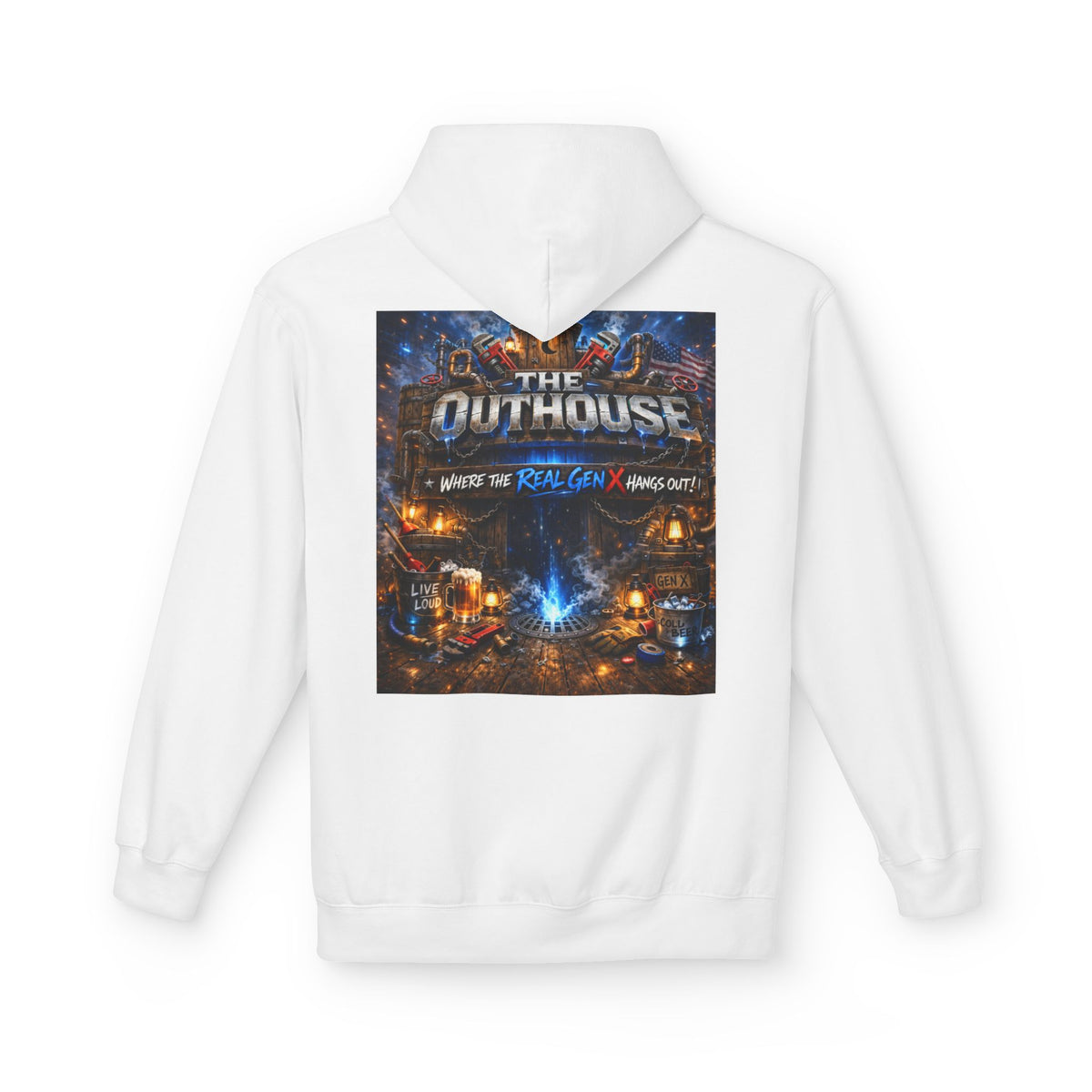 Hoodie — "The Outhouse" Fantasy Gaming Crew Pullover