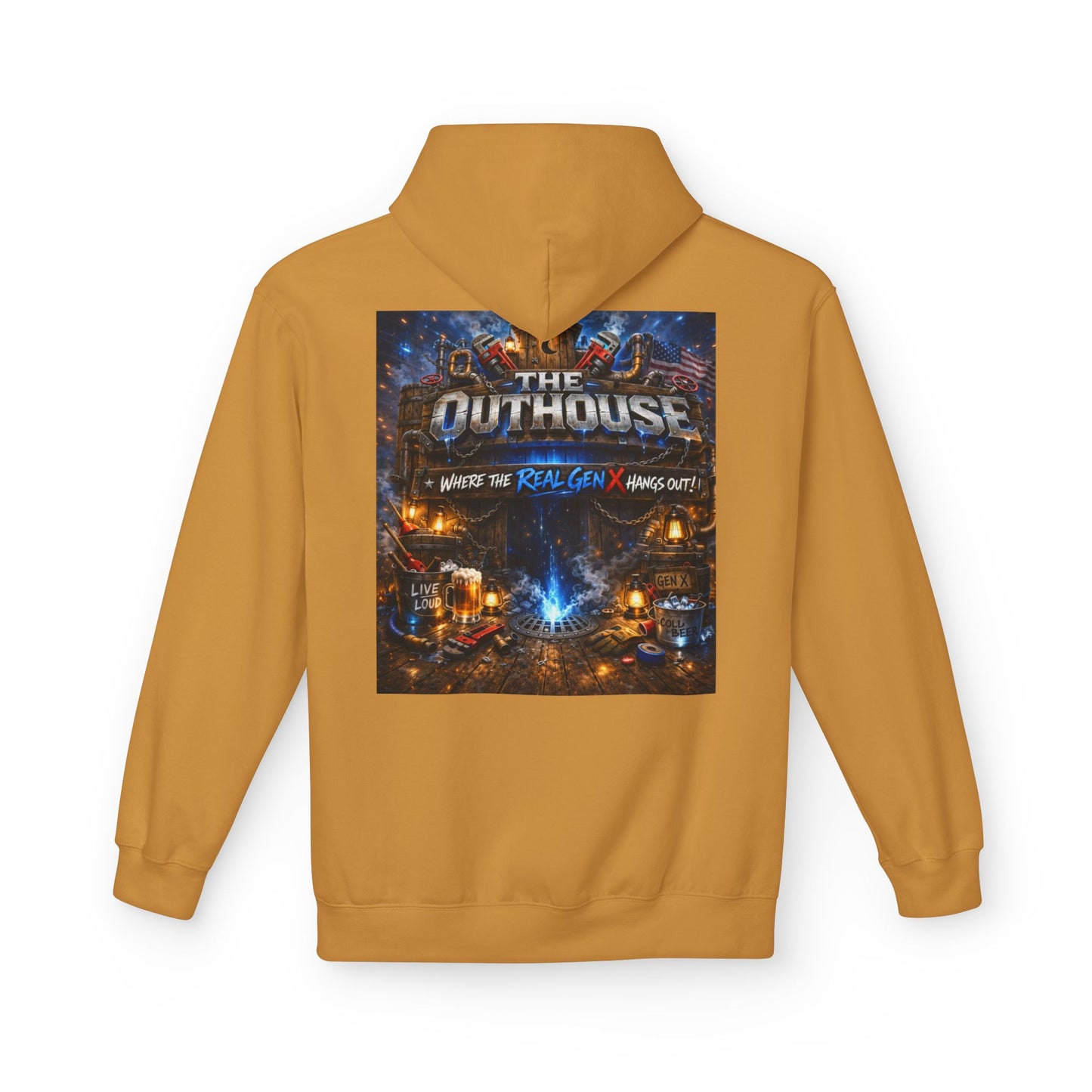 Hoodie — "The Outhouse" Fantasy Gaming Crew Pullover