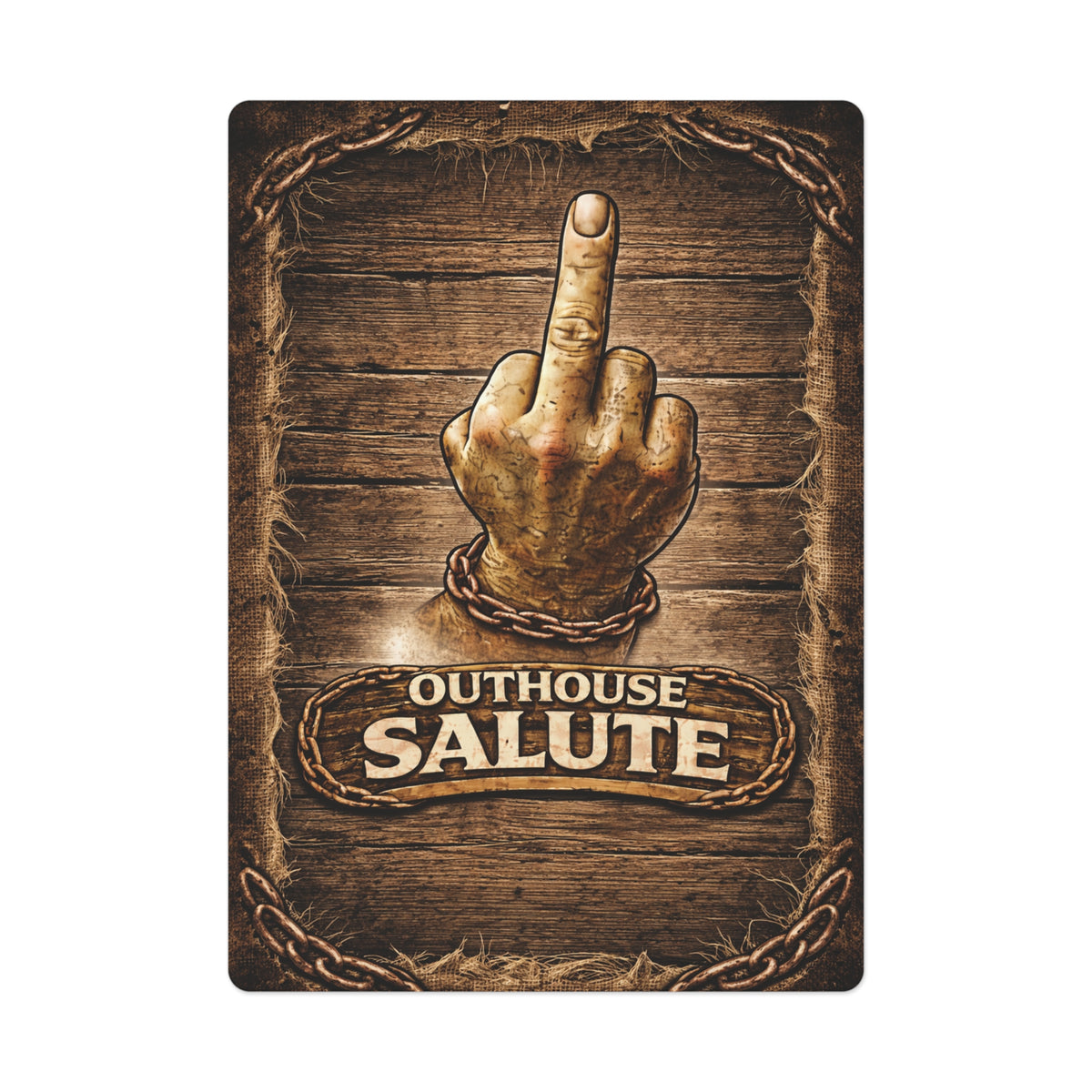 💥OUTHOUSE SALUTE™ POKER CARDS