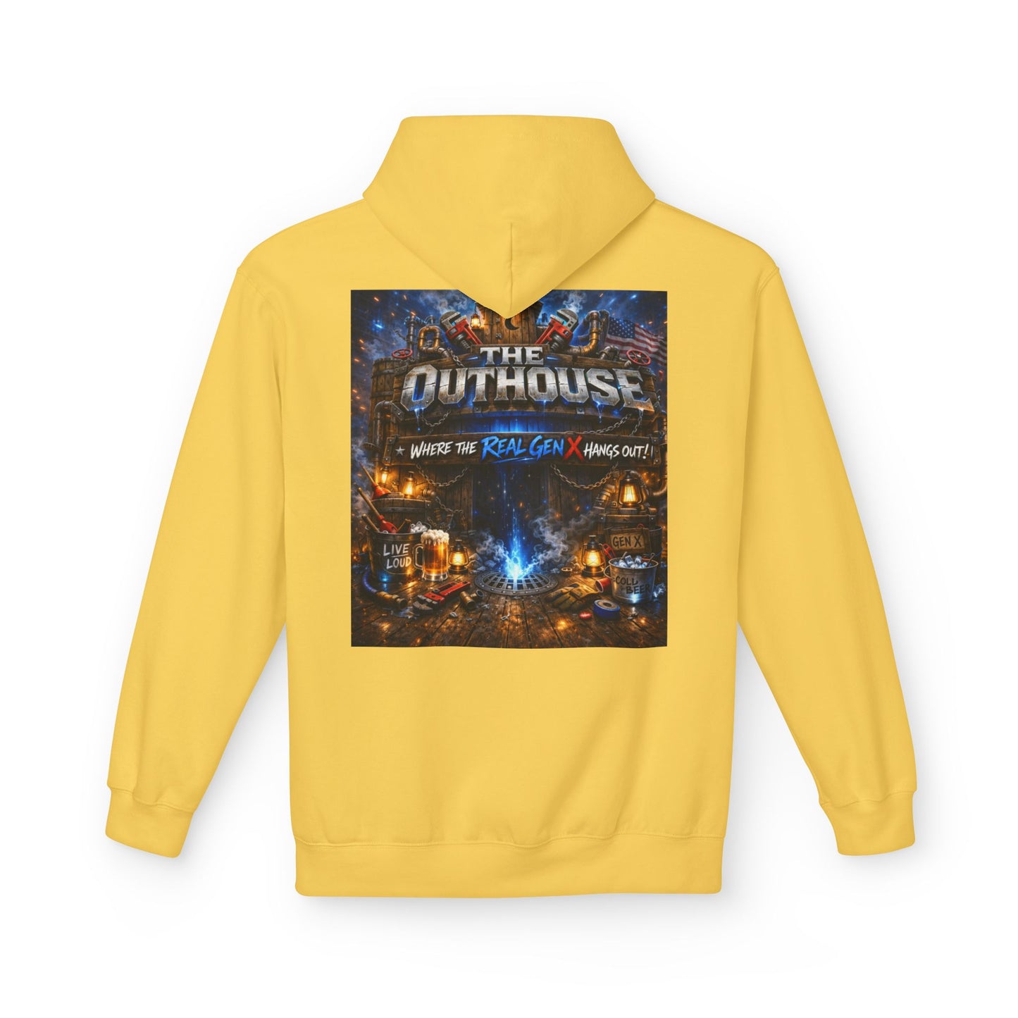 Hoodie — "The Outhouse" Fantasy Gaming Crew Pullover