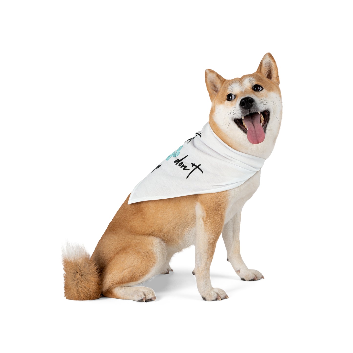 Adopt Don't Shop Pet Bandana – Paw Print Rescue Bandana for Dogs & Cats