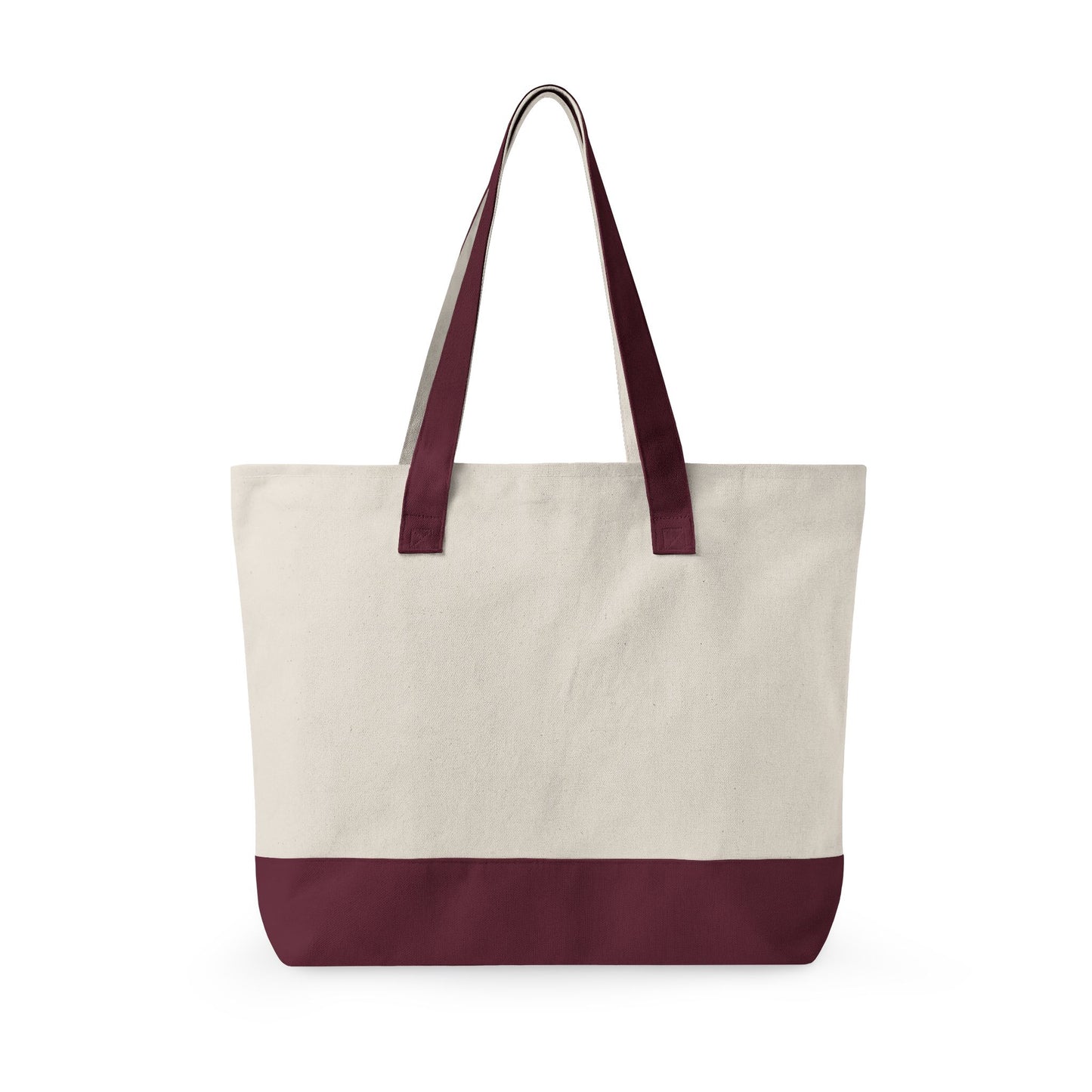 Canvas Tote Bag – "Rescued is My Favorite Breed" Zippered Reusable Shopper