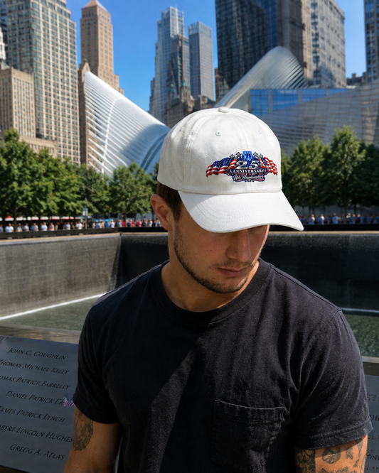 September 11 25th Anniversary Memorial Cap | We Remember 9/11 Hat | Patriotic 2001–2026 Adjustable Unisex Cap