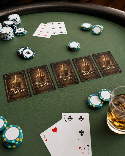 💥OUTHOUSE SALUTE™ POKER CARDS
