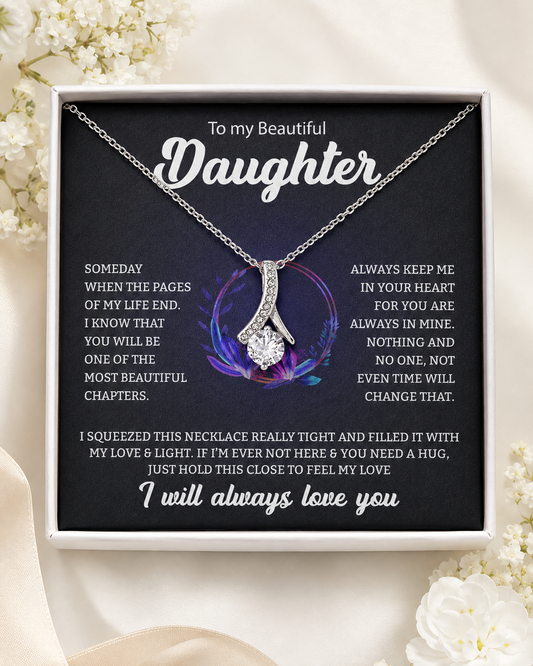 To My Beautiful Daughter | Alluring Beauty Necklace
